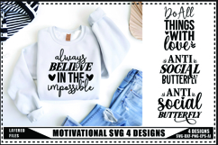 Motivation Svg 4 Designs, Self Love Motivation Svg Product Image 1