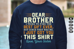 Funny Brother Birthday Gift Svg Design Product Image 1