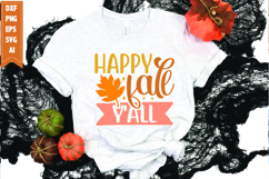 Happy fall y&#039;all Svg, Fall Svg, Pumpkin Season Svg Product Image 1