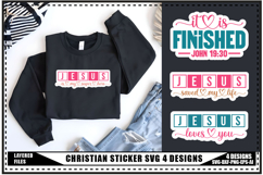 Christian Stickers 4 Designs, Religious Stickers Designs Product Image 1