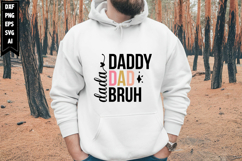 Dada Daddy Dad Bruh Svg, Father&#039;s Day Svg Designs Product Image 1