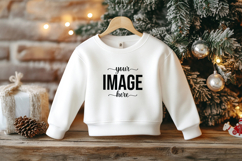 Christmas Sweatshirt Mockup, Christmas Baby Mockups Product Image 1