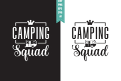 Camping Squad Svg, Camping Svg Designs Product Image 1