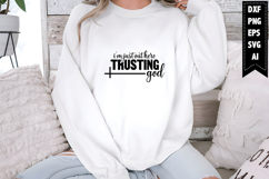 I&#039;m Just out Here Trusting God Svg, Christian Svg Designs Product Image 1