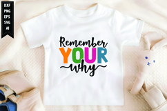 Remember Your Why Svg, Motivation Svg Designs Product Image 1