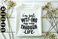 I&#039;m just wtf-ing my way through life Svg, Funny Sarcastic Product Image 1