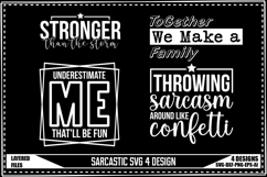 Funny Sarcastic Svg 4 Designs Product Image 1