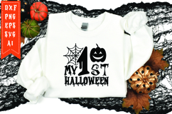 My 1st Halloween Svg, Halloween Svg, Funny Ghost Svg Product Image 1