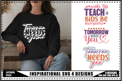 Inspirational Svg 4 Designs, Self Love Svg, Funny Quotes Svg Product Image 1