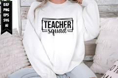 Teacher Squad Svg, Teacher Svg Designs Product Image 1