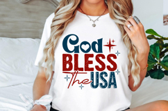 God Bless the USA Svg Cut Files Creative Art Product Image 2