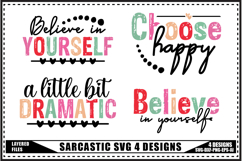 Funny Sarcastic Svg 4 Designs Product Image 1