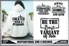 Inspirational Svg 4 Designs, Self Love Svg Product Image 1