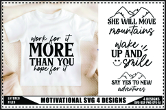 Motivational Svg 4 Designs, Self Love Motivation Svg Product Image 1