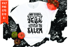 Not Every Witch Lives In Salem Svg, Halloween Svg Product Image 1