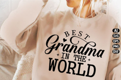 Best Grandma In The World Svg Design Product Image 2