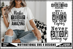 Motivation Svg 4 Designs, Self Love Motivational Svg Designs Product Image 1