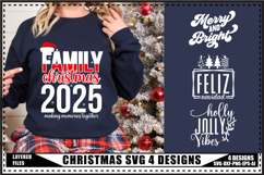 Christmas Svg 4 Designs, Santa Svg, Funny Christmas Shirt Product Image 1