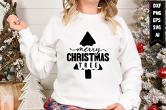 Merry Christmas Tree Svg, Christmas Svg, Xmas Svg Product Image 1