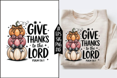 Give Thanks To The Lord Svg Designs Product Image 2