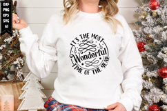 It&#039;s The Most Wonderful Time Of The Year Svg, Christmas Svg Product Image 1