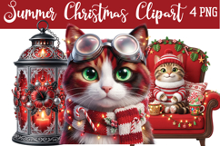 Summer Christmas Png Clipart Product Image 1
