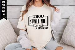 thou shalt not try me Svg, Sarcastic Svg Designs Product Image 1