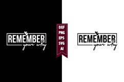 Remember Your Why Svg, Motivation Svg Designs Product Image 1
