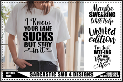 Sarcastic Svg 4 Designs, Funny Sarcasm Svg Designs Product Image 1