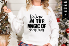 Believe in the Magic of Christmas Svg, Christmas Svg Product Image 1