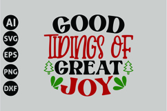 Good Tidings of Great Joy Svg, Funny Christmas Svg Product Image 1