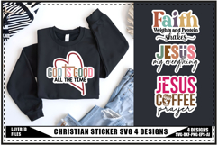Christian Stickers 4 Designs, Religious Stickers Designs Product Image 1