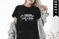 Cousin Squad Svg, Family Svg Designs Product Image 1
