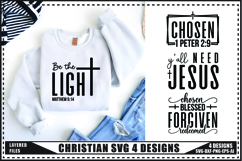 Christian SVG 4 Designs, Religious Svg, Jesus God Svg Product Image 1