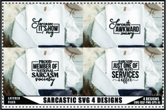 Funny Sarcastic Svg 4 Designs Product Image 1