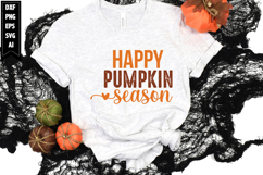 happy pumpkin season Svg, Autumn Svg, Fall Svg Designs Product Image 1