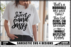 Sarcastic Svg 4 Designs, Funny Sarcasm Svg Designs Product Image 1