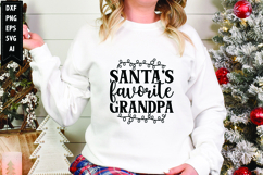 Santa&#039;s Favorite Grandpa Svg, Christmas Svg, Xmas Svg Product Image 1