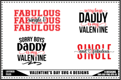 Funny Valentine's Day Svg 4 Designs Product Image 1