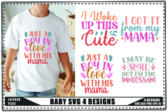 Funny Baby Svg, Newborn Svg, Cute Baby Saying Svg Product Image 1
