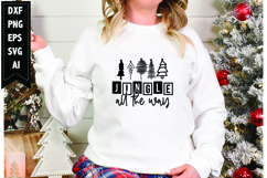 jingle all the way Svg, Christmas Svg, Xmas Svg Product Image 1