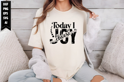 Today I Choose Joy Svg, Inspirational Svg Designs Product Image 1