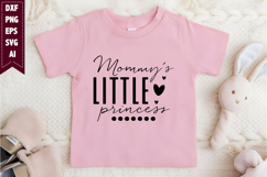 Mommy's Little Princess Svg, Baby Svg Designs Product Image 1