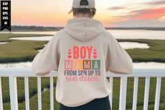 Boy Mama From Son Up to Son Down Svg, Mom Life Svg Designs Product Image 1