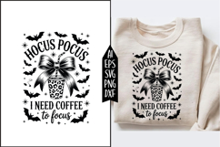 Hocus Pocus I Need Coffee To Focus Svg Designs Product Image 1