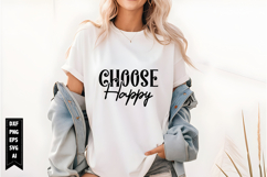 Choose Happy Svg, Motivational Svg Product Image 1