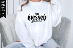 One Blessed Grandma Svg, Grandma Svg Designs Product Image 1