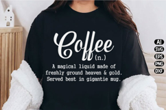 Funny Coffee Definition Svg Design Product Image 1