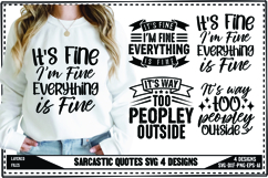 Sarcastic Svg, Funny Sarcasm Svg Product Image 1