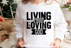 Living Proof Of A Loving God Svg Cut Files Creative Art Product Image 1